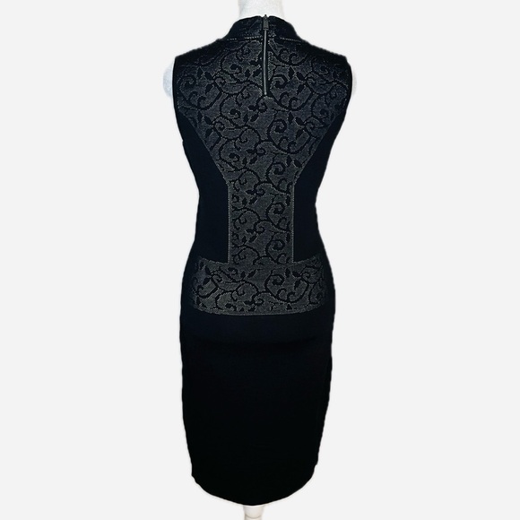 Marc New York Andrew Marc Black Knit Sleeveless Sheath Dress - Small - Picture 5 of 8